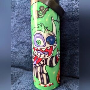 Stitch/Beetlejuice Custom Tumbler,  New in Box